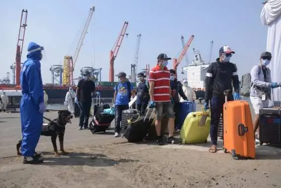 Danlantamal III Jakarta, Pimpin Evakuasi 434 ABK Kapal Pesiar MV. Eurodam