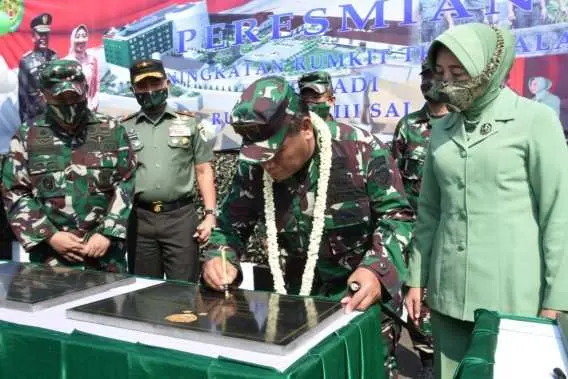 Pangdam III/Siliwangi Resmikan Peningkatan Pengembangan Rumkit Tingkat IV Salak Menjadi Rumkit Tingkat III