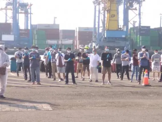 Danlantamal III Jakarta Pimpin Proses Repatriasi 342 ABK WNI Kapal Pesiar MV. Rotterdam