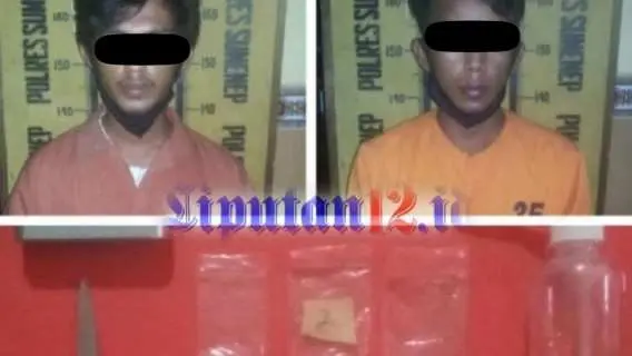 Sat Narkoba Polres Sumenep Berhasil Amankan Dua Pemuda Beserta Barang Bukti 19 Paket Sabu
