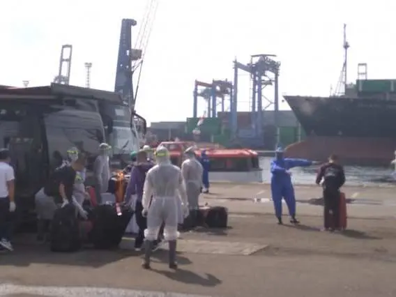 Kembalinya ABK WNI Kapal Pesiar MV. Volendam