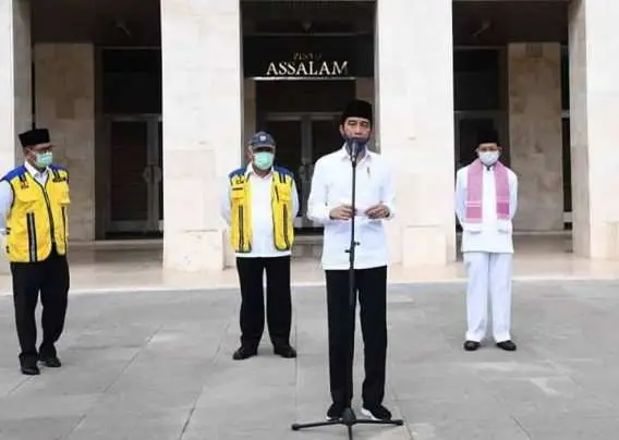Presiden Tinjau Kesiapan Kenormalan Baru di Masjid Istiqlal Jakarta