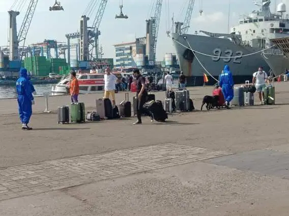 Pom Lantamal III Lakukan Pengamanan Repatriasi ABK WNI Kapal Pesiar Carnival Splendor dan MV Nieuw Amsterdam