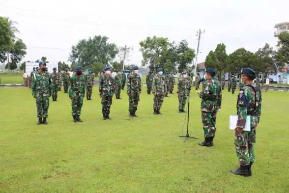 Personil Lanud JB Soedirman Gelar Halal Bi Halal Hari Raya Idul Fitri 1441 H
