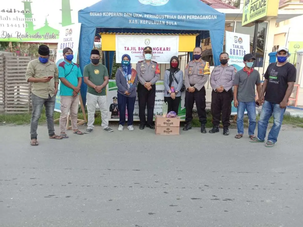 Di Penghujung Ramadhan, Polres Kepsul Salurkan THR untuk Wartawan