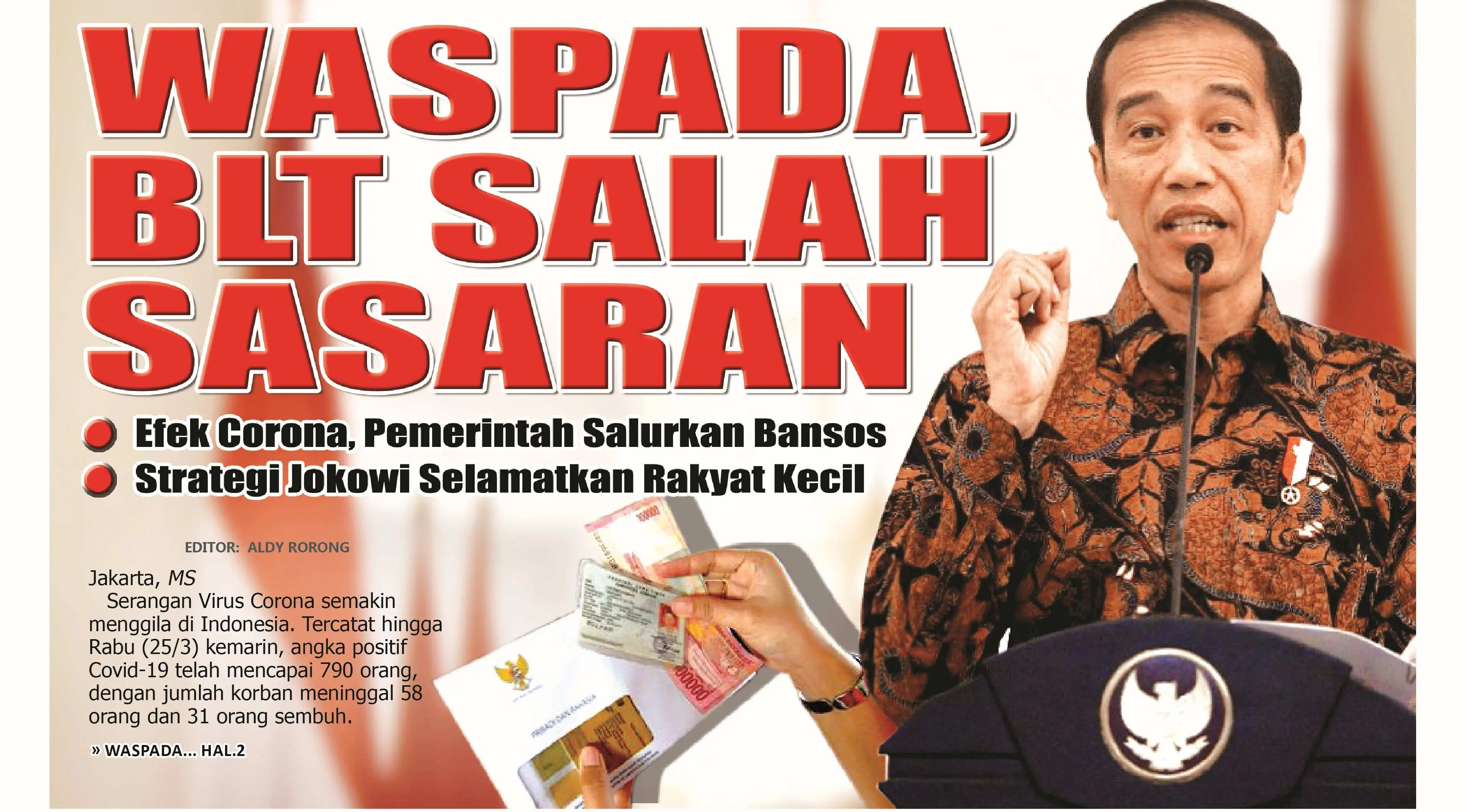 Heboh, Seorang Sekdes Mapan di Bogor Masuk Data Penerima BLT Covid-19