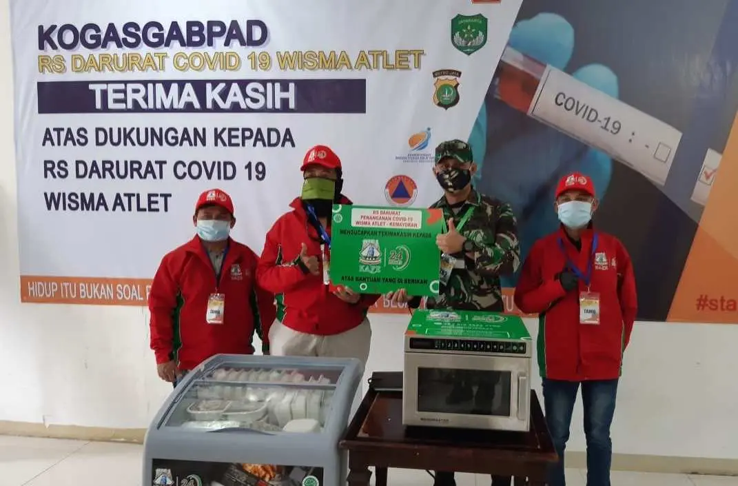 RS Darurat Wiswa Atlet Ucapkan Terimakasih Atas Donasi Dari Kemensos RI