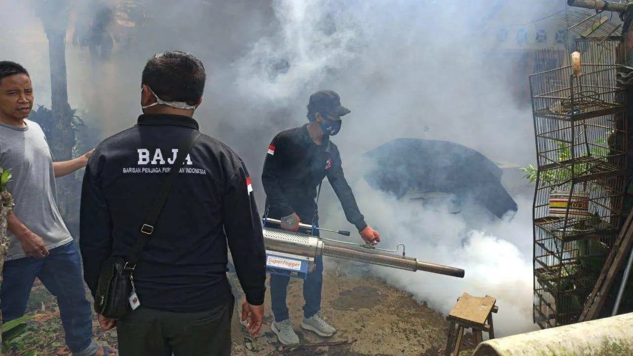 MNC Land Lido, Baja Perindo dan Pemdes Watesjaya Gelar Fogging Atasi DBD