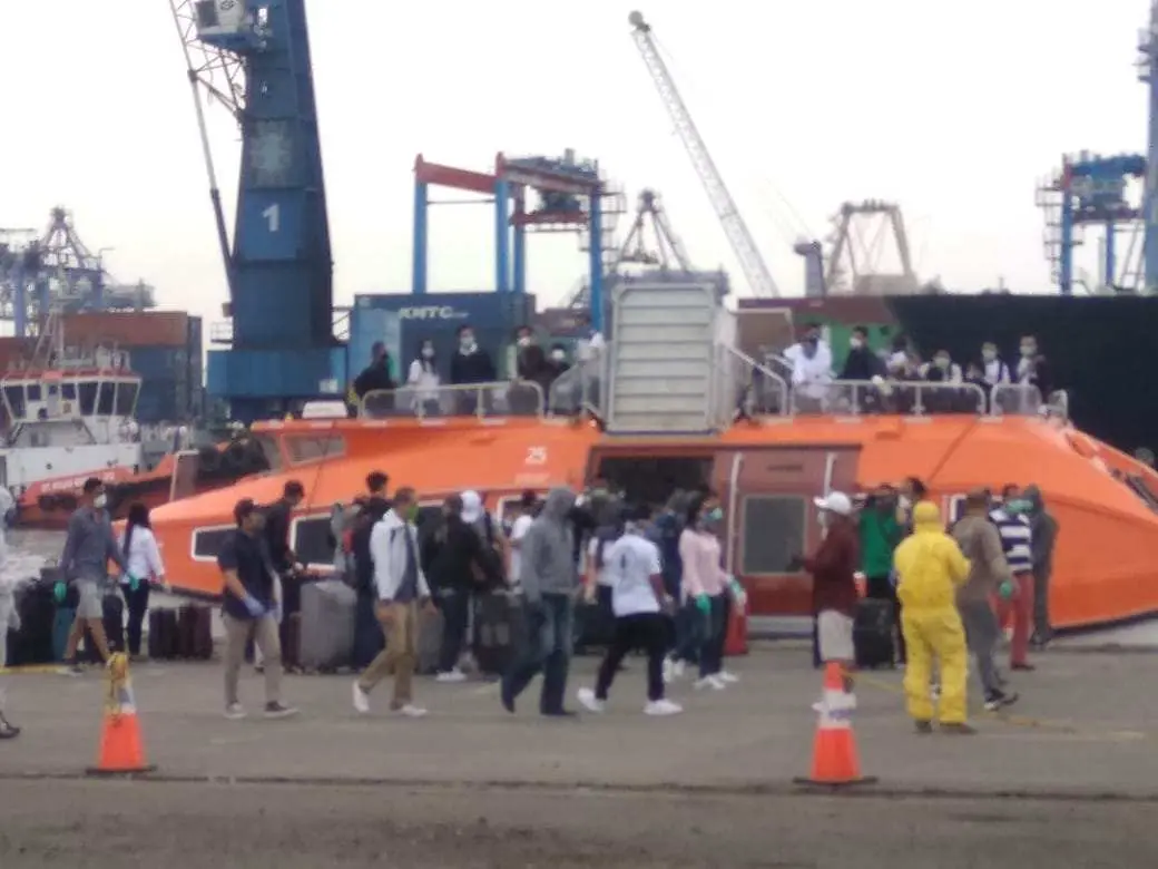 Evakuasi TKI ABK MS. Carnival Splendor