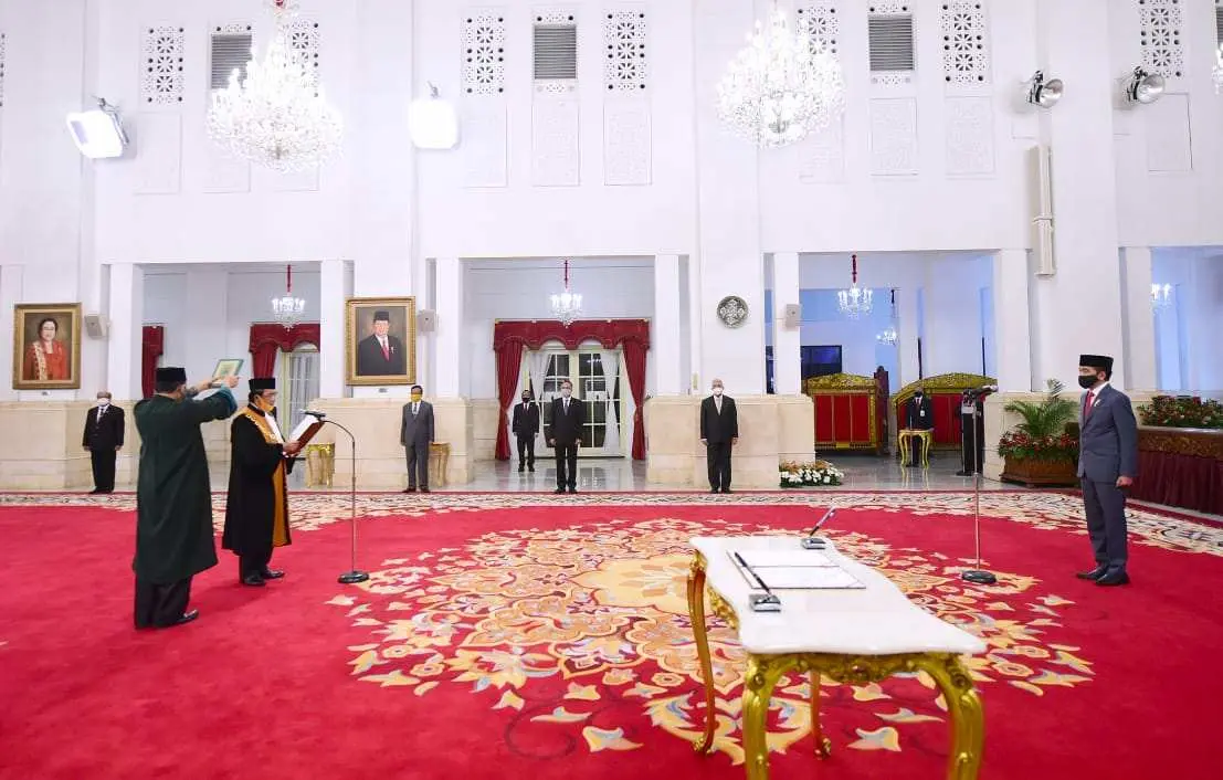 Presiden Jokowi Ambil Sumpah Syarifuddin sebagai Ketua MA