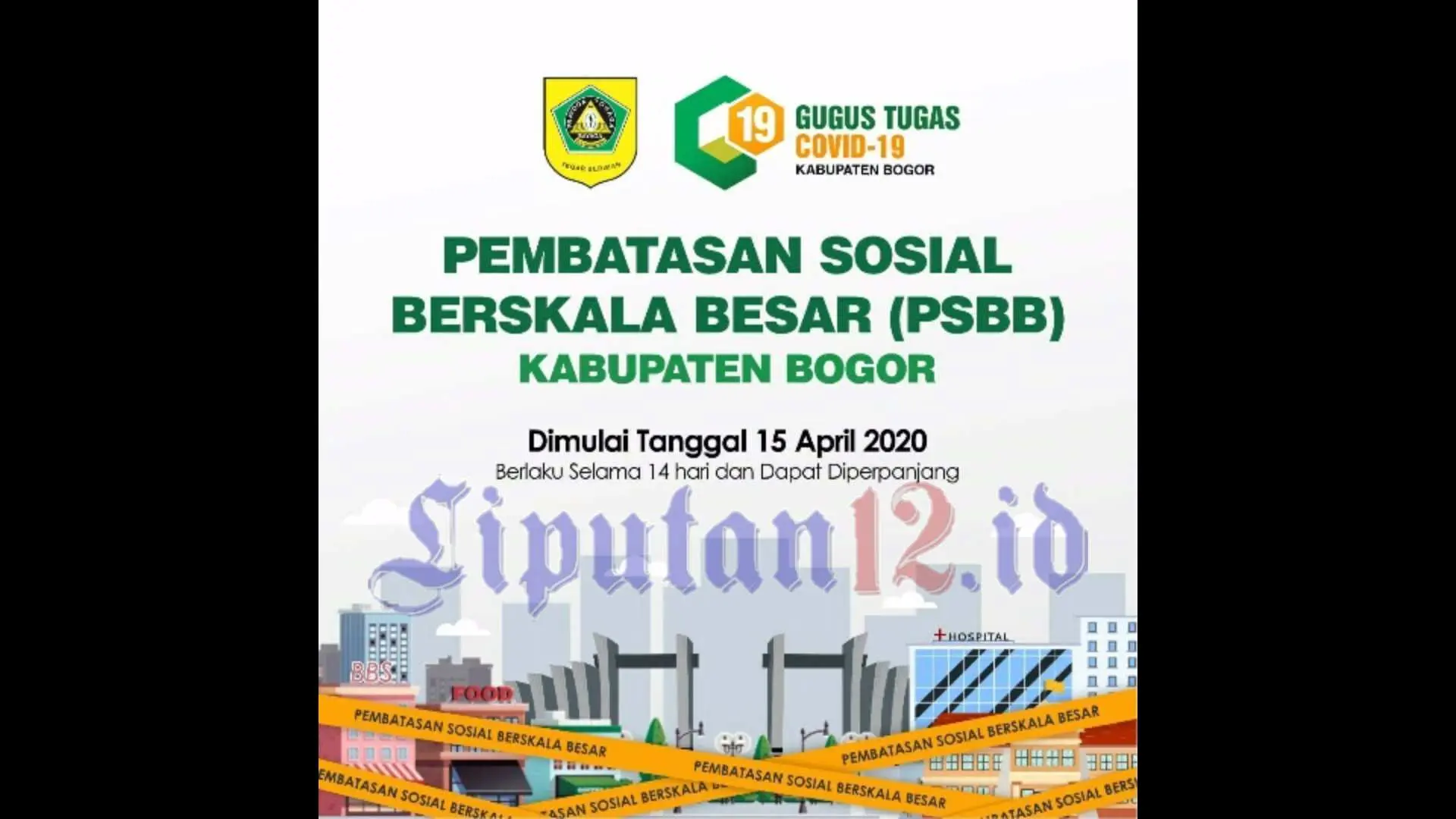 Pembatasan Sosial Berskala Besar di Wilayah Kabupaten Bogor