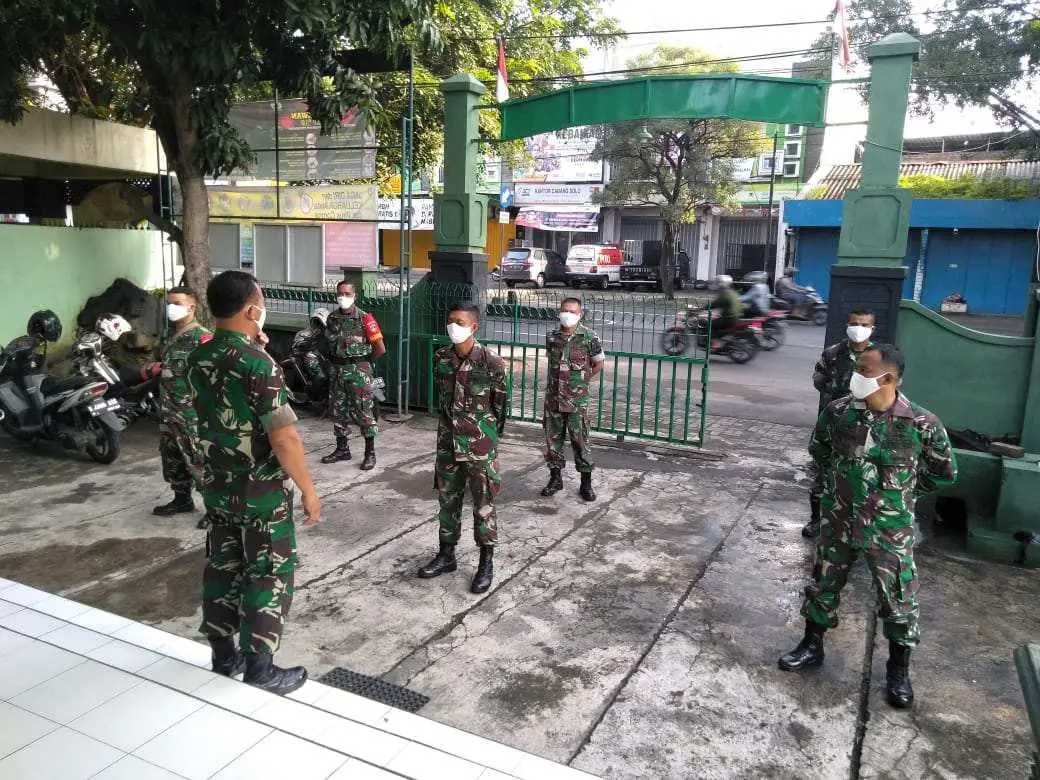 Danramil 02/Banjarsari Pimpin Apel Pagi dan Pengecekan Personil