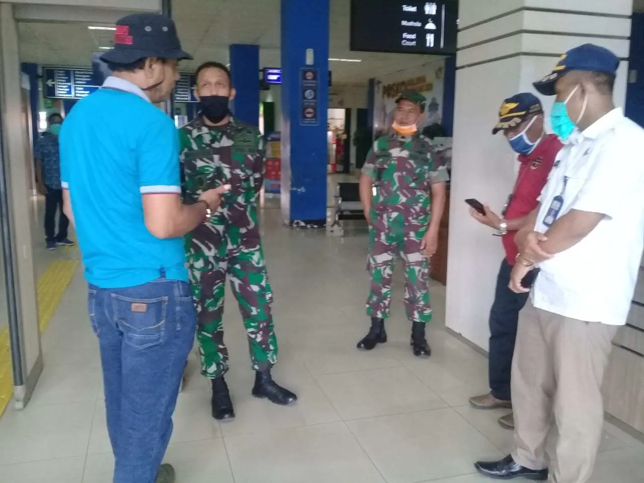Dandim 0735/Solo Sidak Posko Covid-19 di Stasiun Balapan dan Terminal Tirtonadi