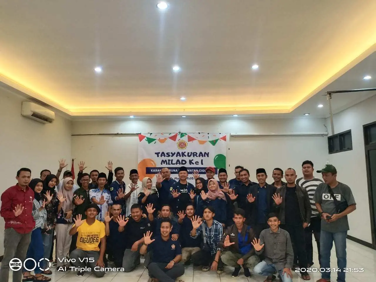 Milad ke-1, Karang Taruna Kecamatan Cigudeg Adakan Tasyakuran