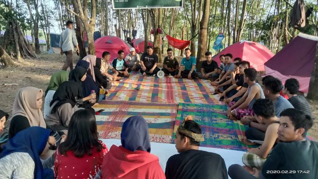 BEM Fakultas Hukum UIR Upgrading di Pulau Ranta Island