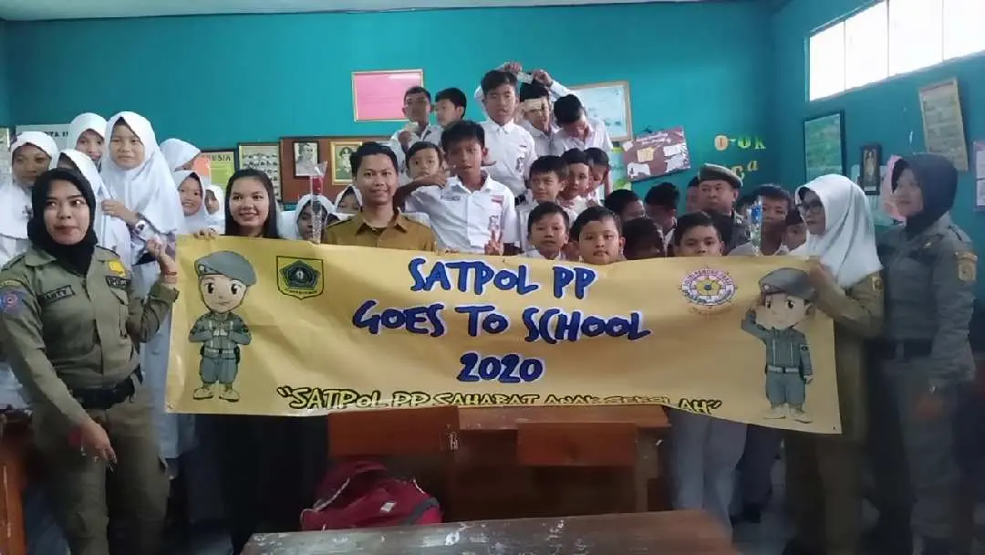 Kenalkan Perda Sejak Usia Dini, Satpol PP Kabupaten Bogor Goes to School