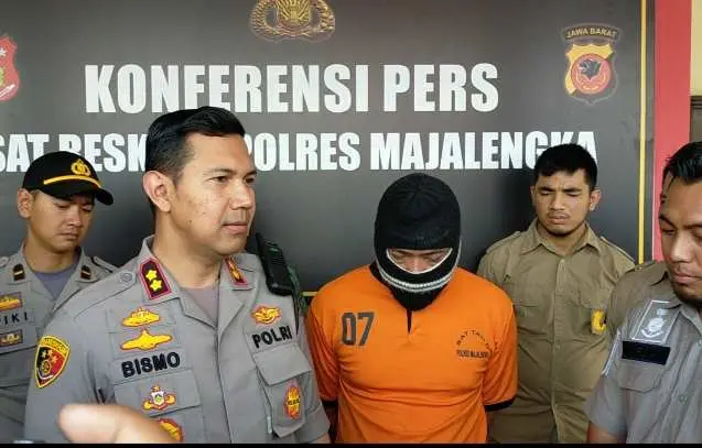 Sat Reskrim Polres Majalengka Amankan Pelaku Illegal Logging