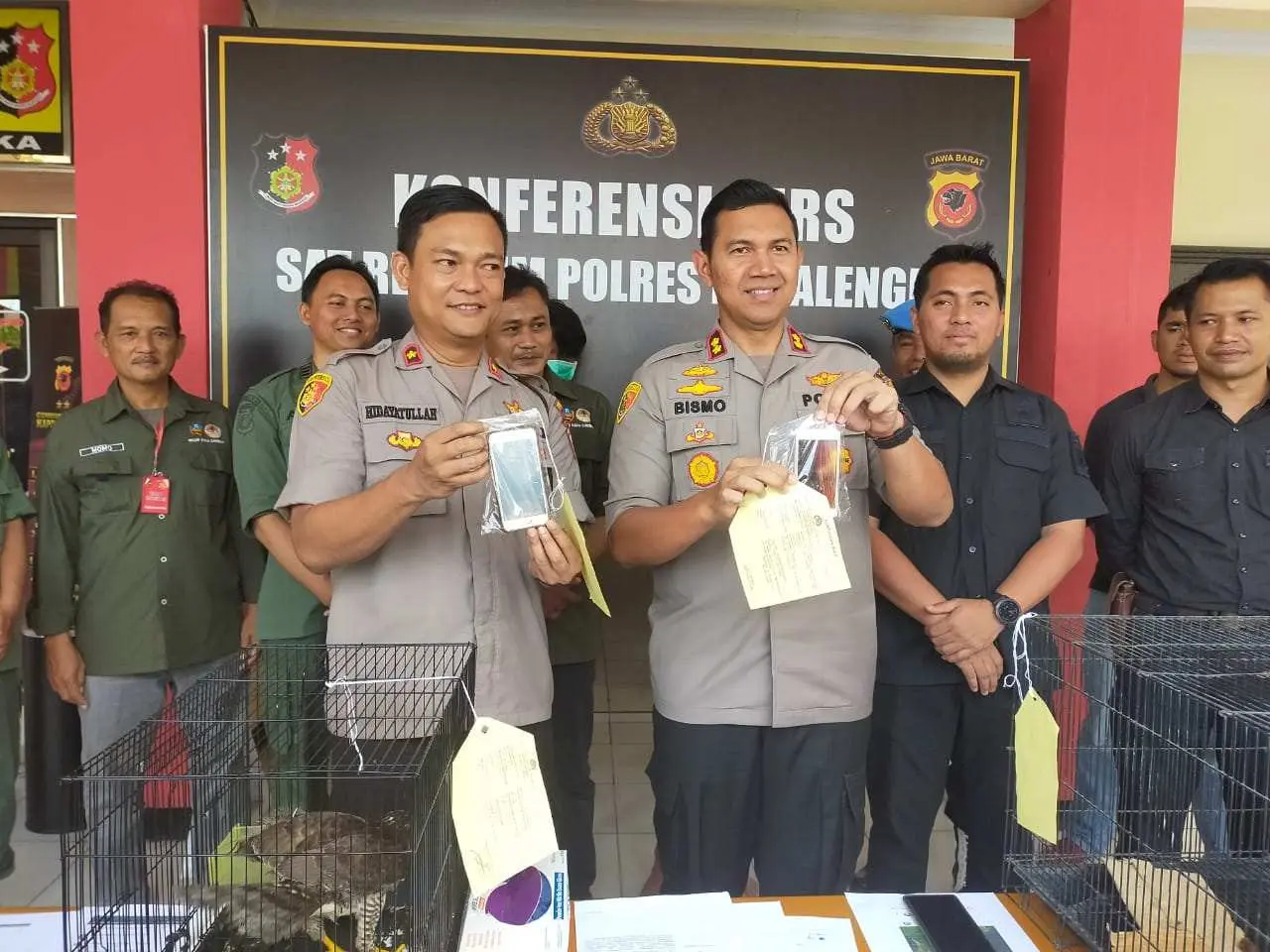 Polres Majalengka Tangkap Dua Pelaku Sindikat Jual Beli Satwa Yang Dilindungi