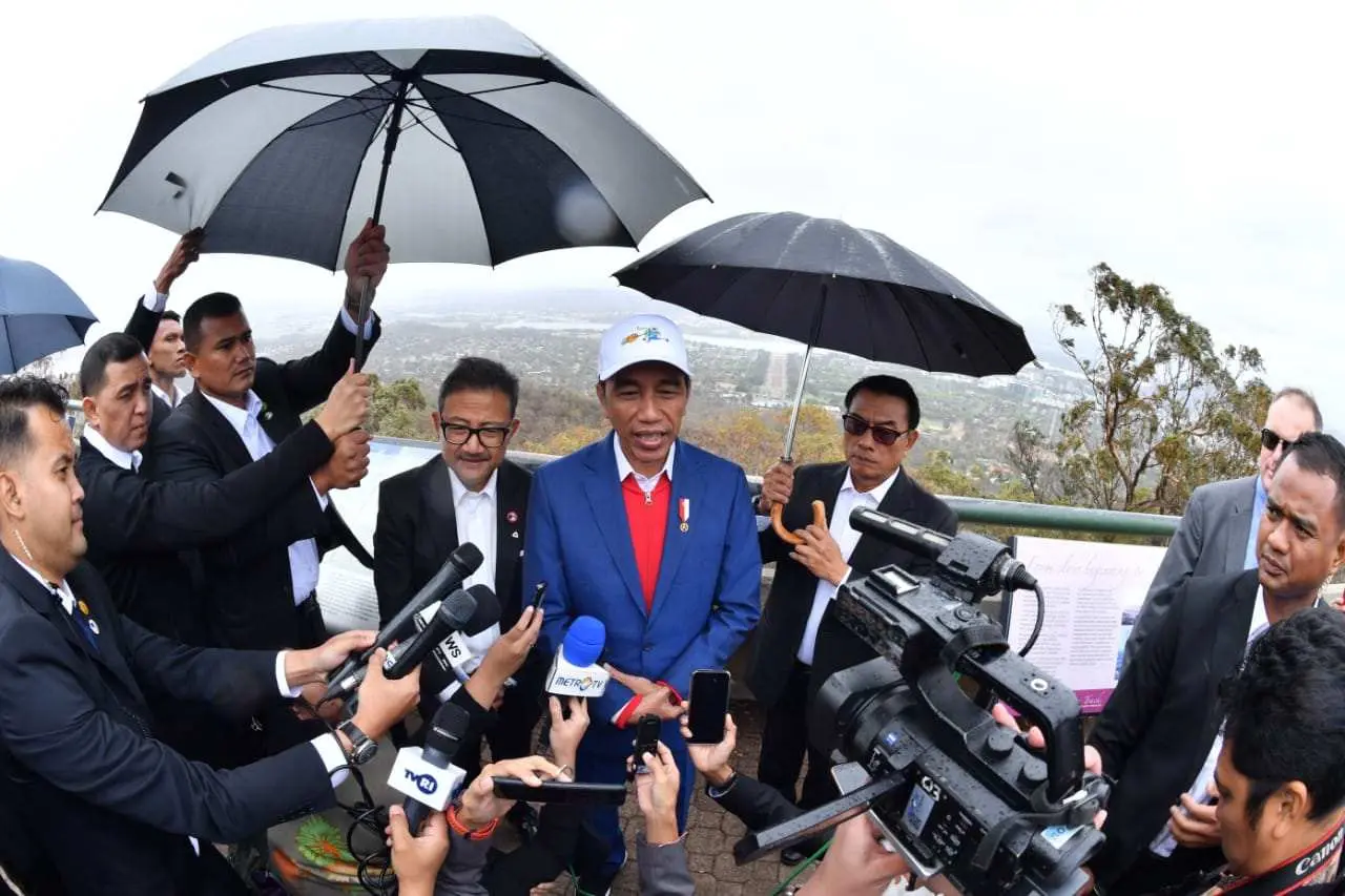 Kunjungi Mount Ainslie, Presiden Pelajari Pembangunan Ibu Kota dari Australia