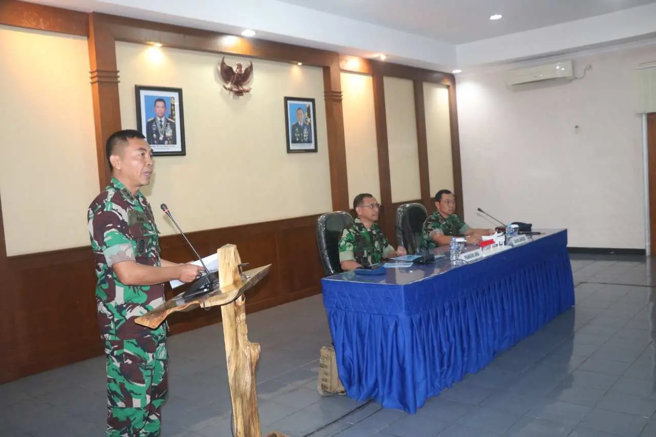 Danlanud Atang Sendjaja Terima Tim Wasrikkap Itkoopsau I