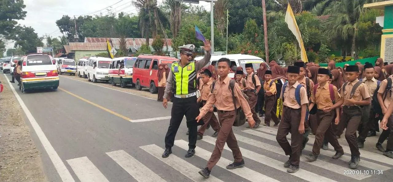 Hindarkan Kemacetan dan Kecelakaan, Ini Antisipasi Sat Lantas Polres Madina