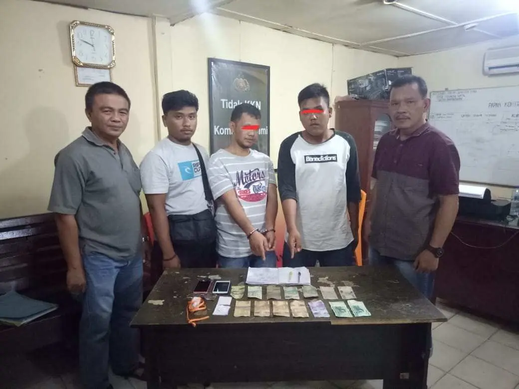 Dua Pelaku Perjudian Jenis Kim Kini Mendekam di Hotel Prodeo Polsek Panyabungan
