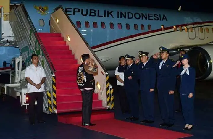 Usai Lawatan ke Abu Dhabi, Presiden Tiba di Tanah Air