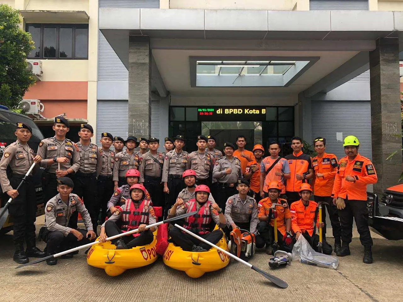 Polresta Bogor Kota dan BPBD, Antisipasi dan Kesiapsiagaan Penanggulangan Banjir