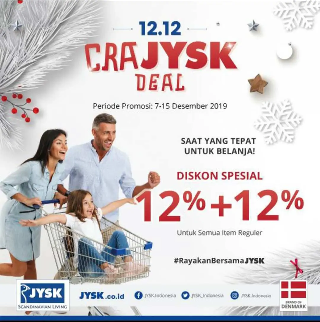 JYSK Scandinavian Living Hadirkan Ragam Promo di Akhir Tahun
