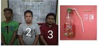 Tengah Asyik Nyabu, Tiga Pemuda Diciduk Sat Narkoba Polres Sumenep
