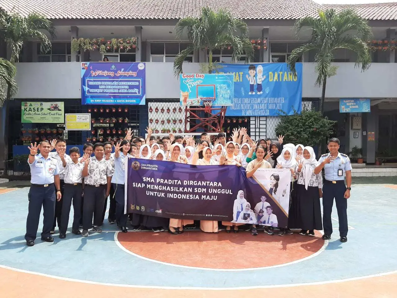 Lanud Atang Sendjaja Kembali Laksanakan Sosialisasi SMA Pradita Dirgantara