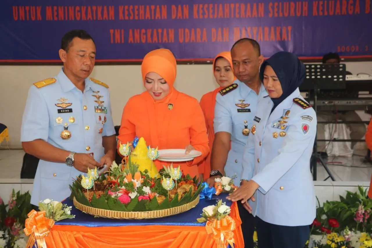 Peringati HUT ke-63, PIA Ardhya Garini Cabang 3/D.I Lanud Atang Sendjaja Gelar Syukuran