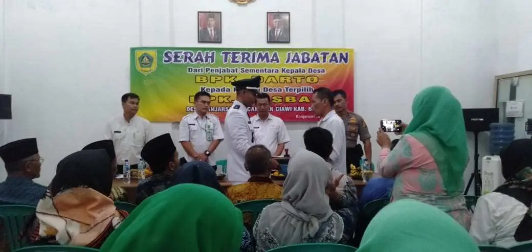 Pasca Dilantik Bupati Bogor, Misbah Resmi Pegang Tonggak Kepimpinan Desa Banjarsari